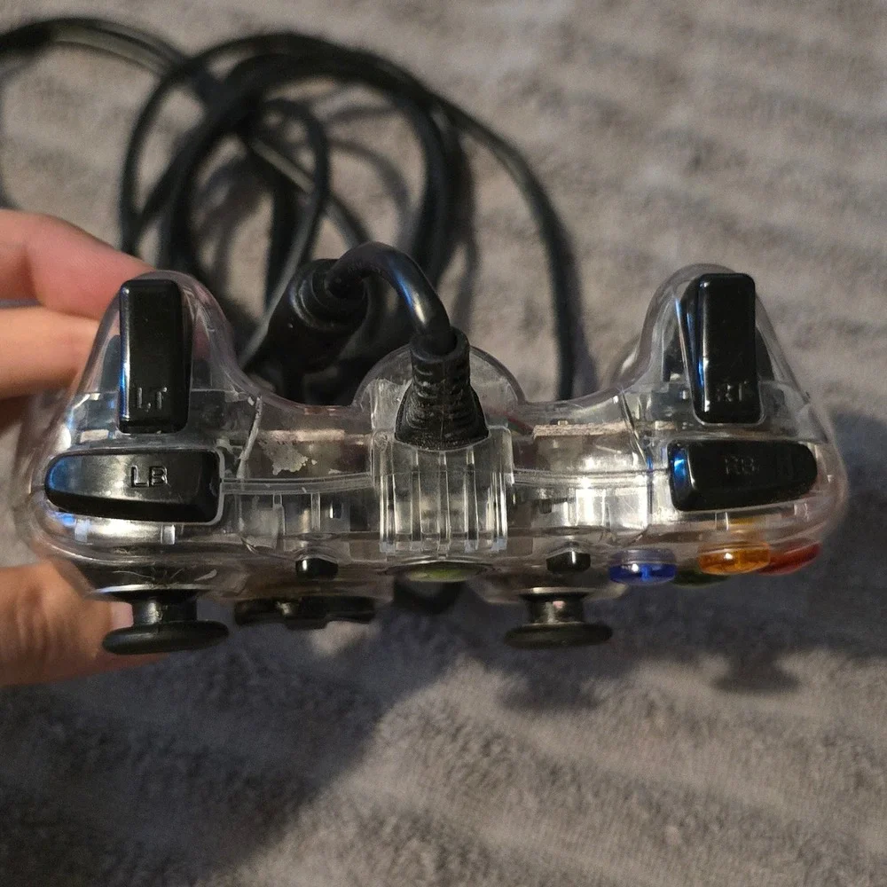 PDP Afterglow AX.1 Xbox 360 Controller Wired Clear Transparent PL-3602 PCB PC